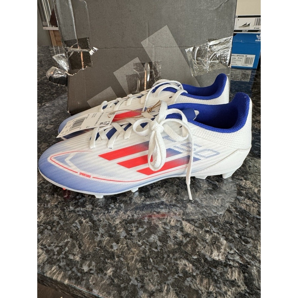 Adidas F50 League FG/MG‎ IF1367 football shoes white Size 6 UK 5.5 New